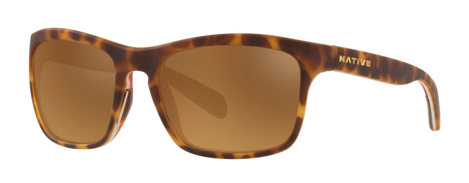 native eyewear penrose sunglasses in desert tortoise with bronze lenses