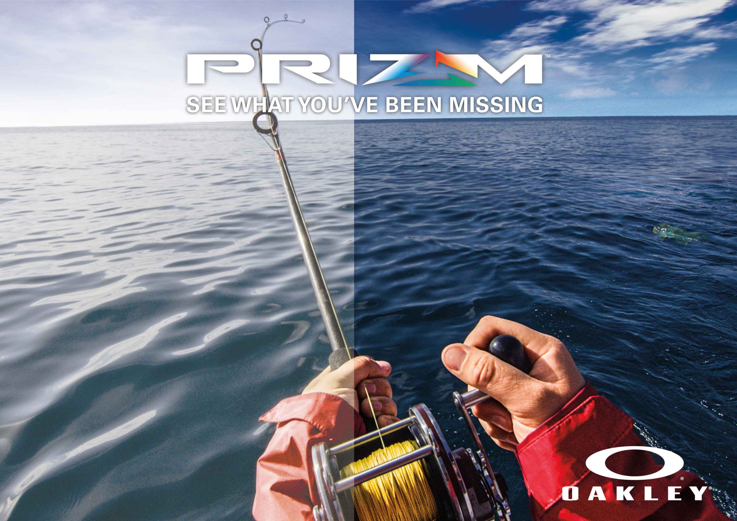 fisherman's view of water with oakley prizm lens technology and without it that show polarized sunglasses help you see fish