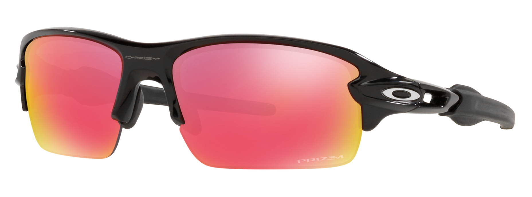 Oakley Flak XS sunglasses in polished black with PRIZM road lenses.