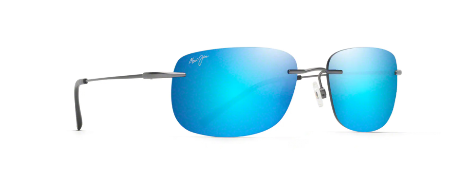 Best Men’s Maui Jim Sunglasses, Maui Jim Ohai in gunmetal frame with Blue Hawaii Lenses