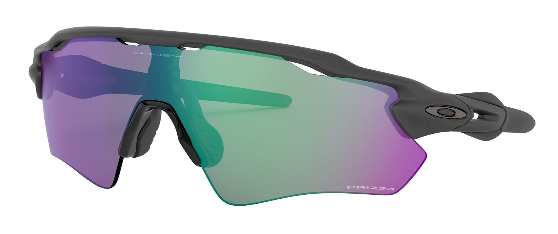 oakley radar ev path best oakley mens sunglasses in black with prizm jade green and purple shield lens