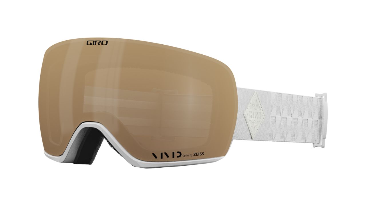 Giro Article II in White Bliss with Vivid Rose Gold lens