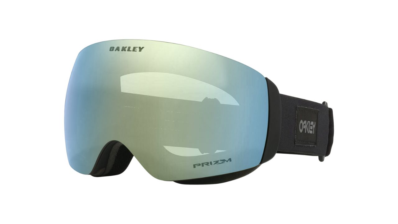 Oakley/SportRx Exclusive Flight Deck M Snow Goggle in Factory Pilot Black with PRIZM Sage Gold Iridium lens