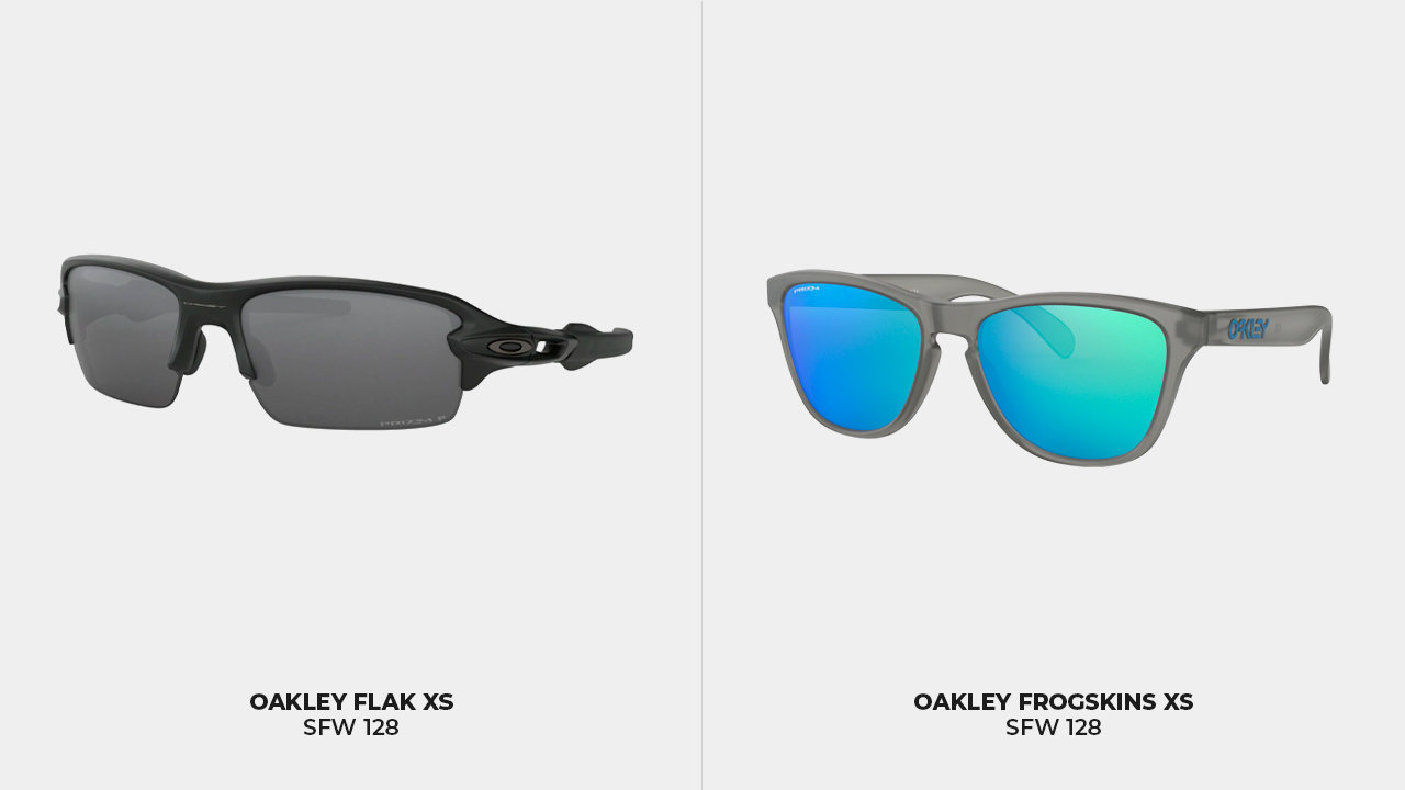 Oakley Size Guide Flak XS Frogskins XS