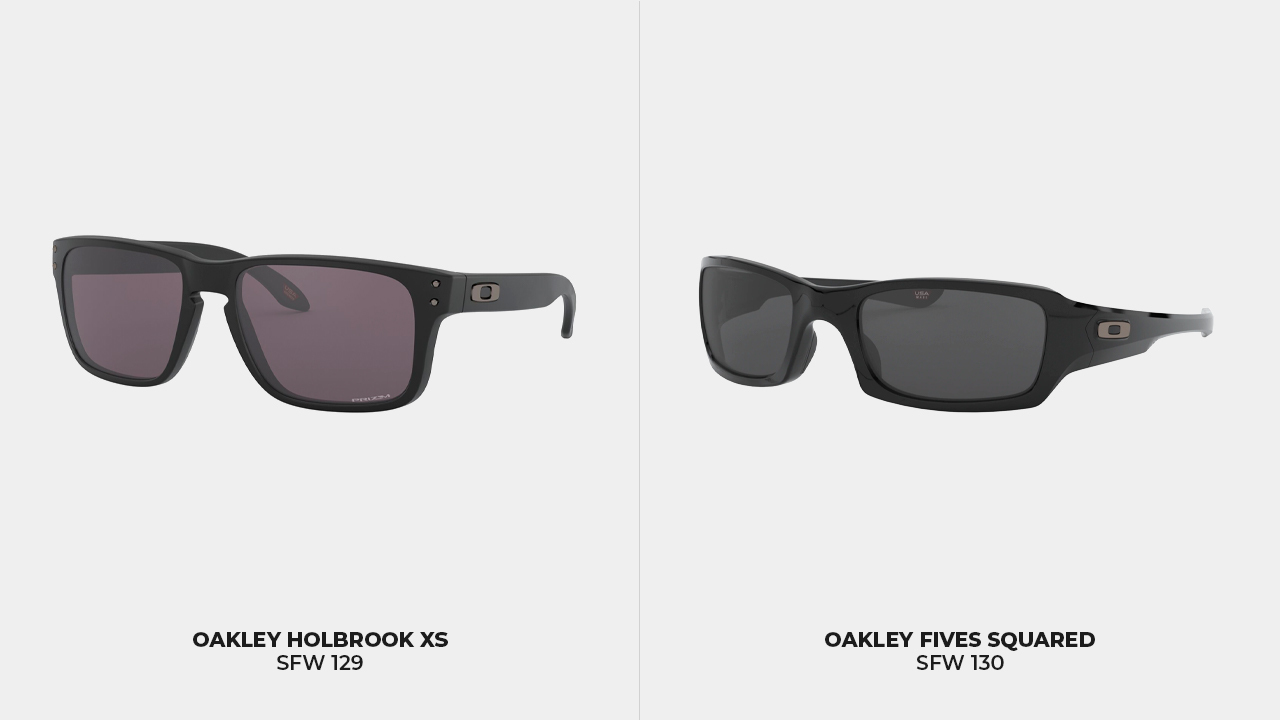 Oakley Size Guide Holbrook XS Fives Squared