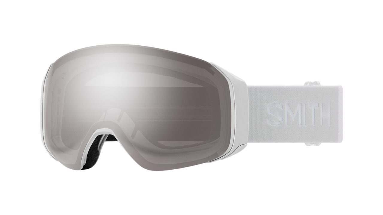 SMITH 4D Mag S in White Vapor with ChromaPop Sun Platinum Mirror lens
