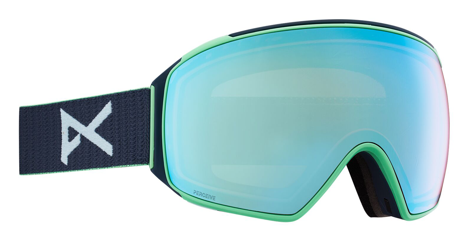 Best lens color for snow goggles featuring the Anon PERCEIVE Variable Blue Lens in the M4 Toric goggle.