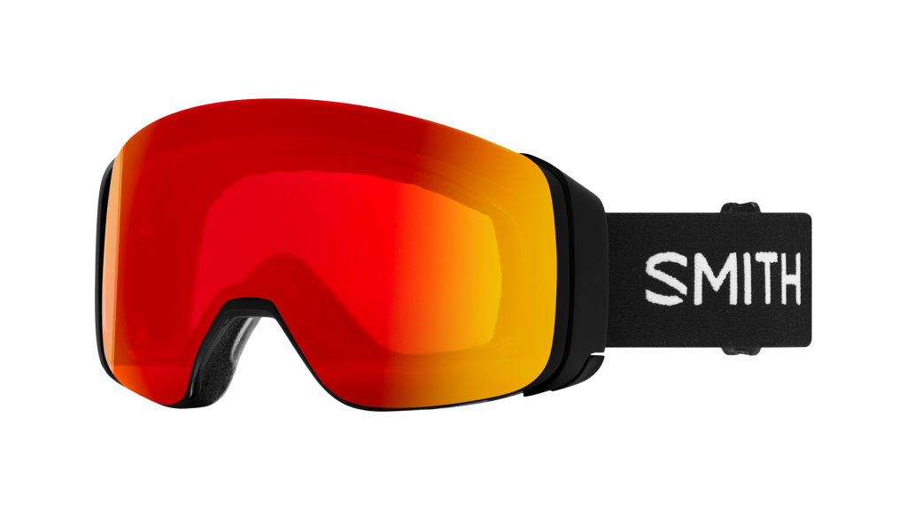 SMITH 4D MAG in Black with ChromaPop™ Photochromic Red Mirror Lens | Prescription Ready