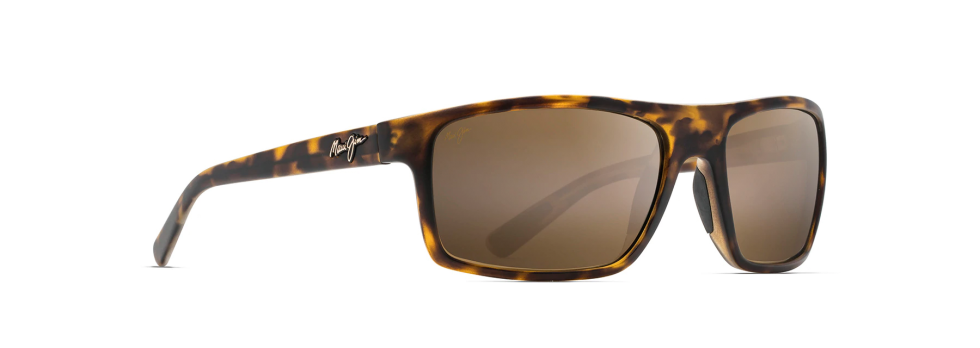 Best Men’s Maui Jim Sunglasses, Byron Bay in Matte Tortoise frame with HCL Bronze lenses