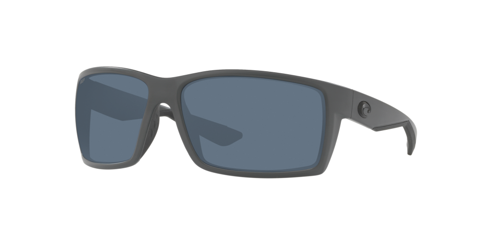 Costa Reefton men's sunglasses in Matte Gray with gray lenses 