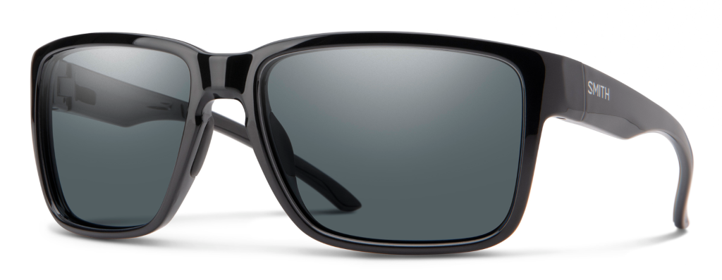 SMITH Emerge sunglasses in black with grey lenses.