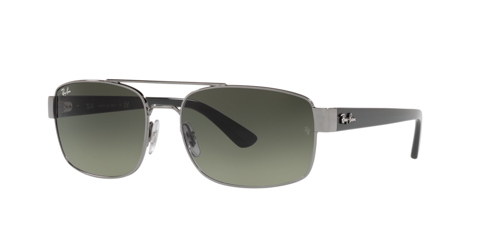 Ray-Ban Grey Square Polarized Unisex Sunglasses