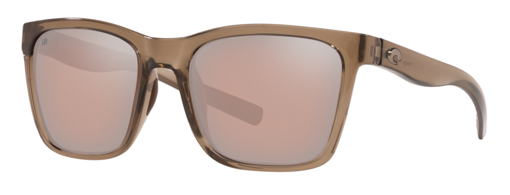 Fantail Polarized Sunglasses in Copper Silver Mirror