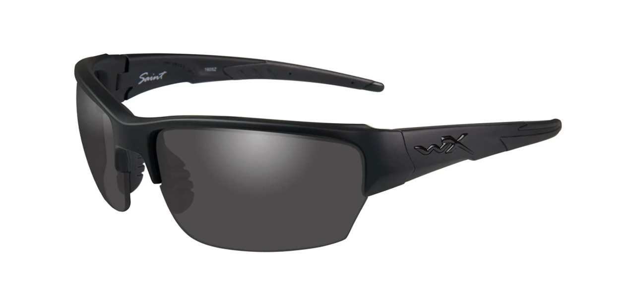 Wiley X Saint in Black Ops Matte Black with Smoke Grey Lenses