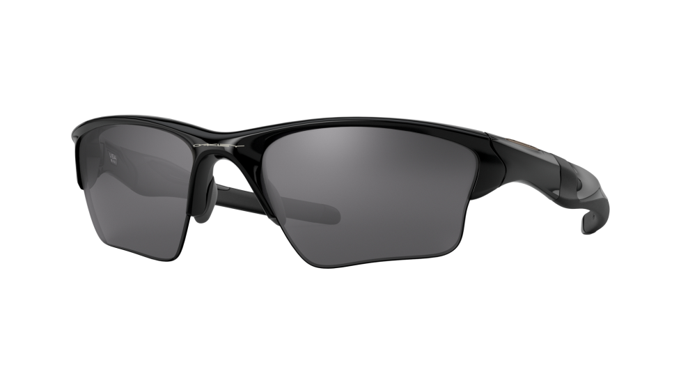 Oakley Half Jacket 2.0 XL best running sunglasses of 2023 in black frame with gray lenses