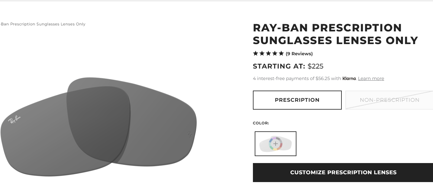 replacement lenses ray-ban