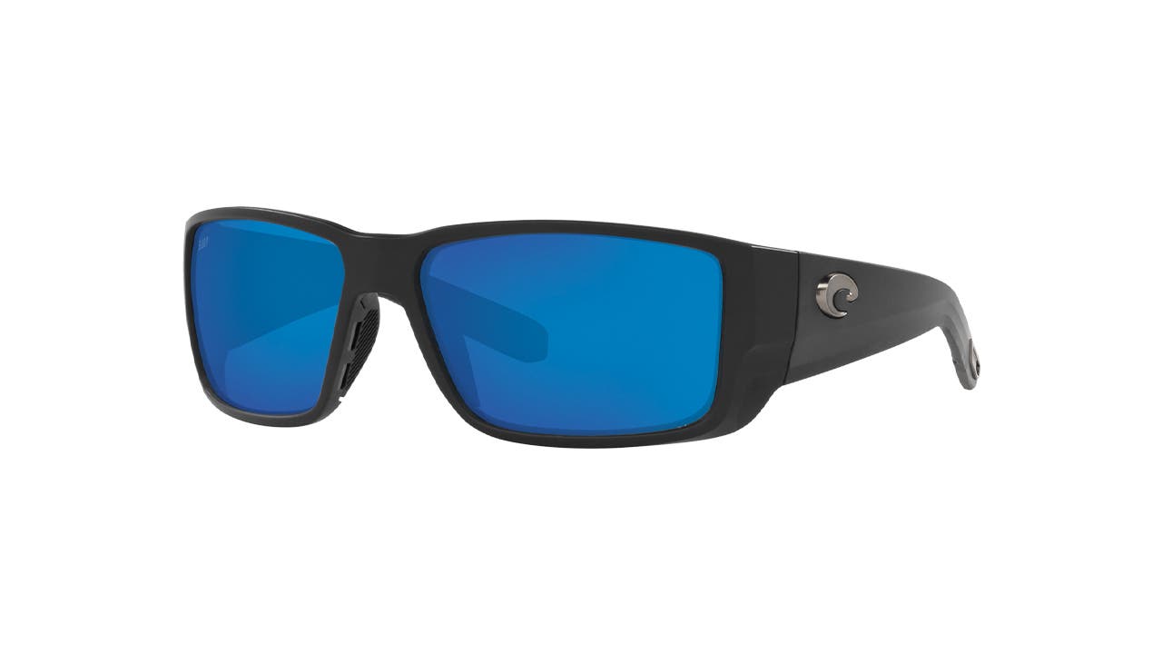 Costa Blackfin PRO in Matte Gray with Blue Mirror Costa 580 Lenses.