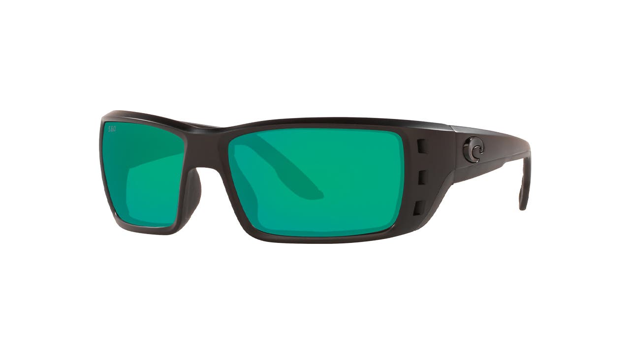 Costa Permit in Blackout with Green Mirror Costa 580 lenses.