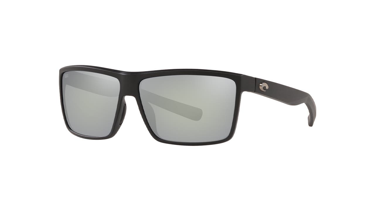 Costa Rinconcito in Matte Black with Gray Silver Mirror Costa 580 Lenses