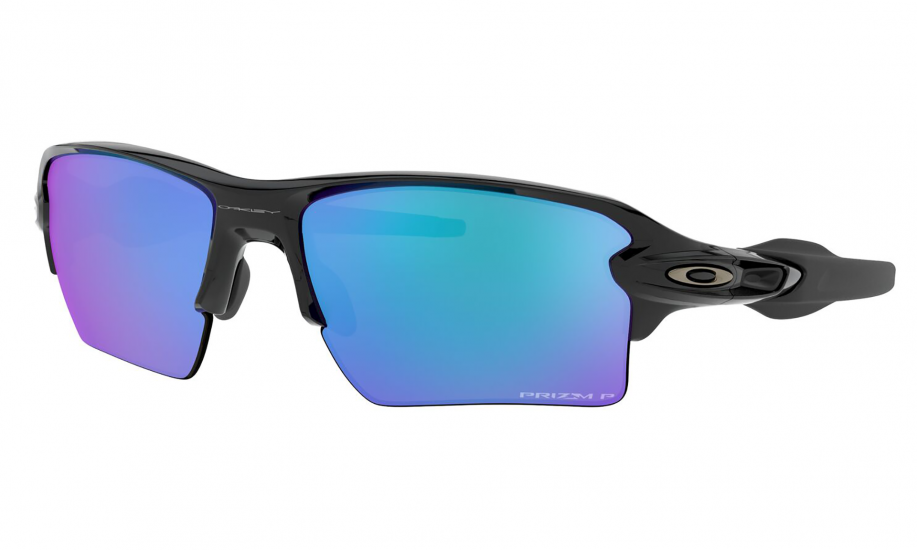 Oakley Flak 2.0 XL in Polished Black with PRIZM Sapphire Lenses
