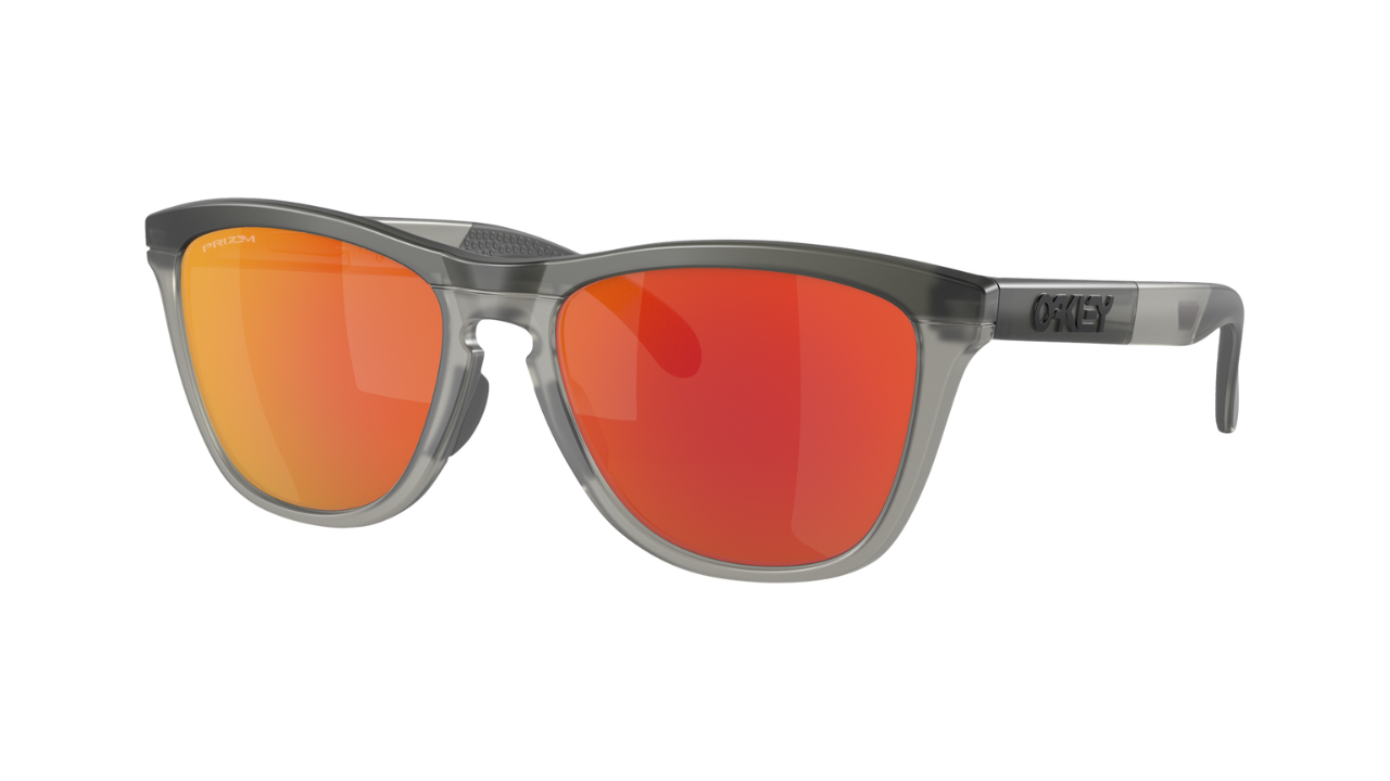Best-Oakley-Golf-Sunglasses-Frogskins-Range-Matte-Grey-Smoke-PRIZM-Ruby-Lenses
