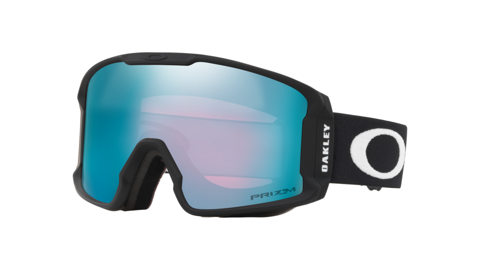 Oakley Line Miner M Snow Goggles in Matte Black with PRIZM Sapphire Iridium Lenses