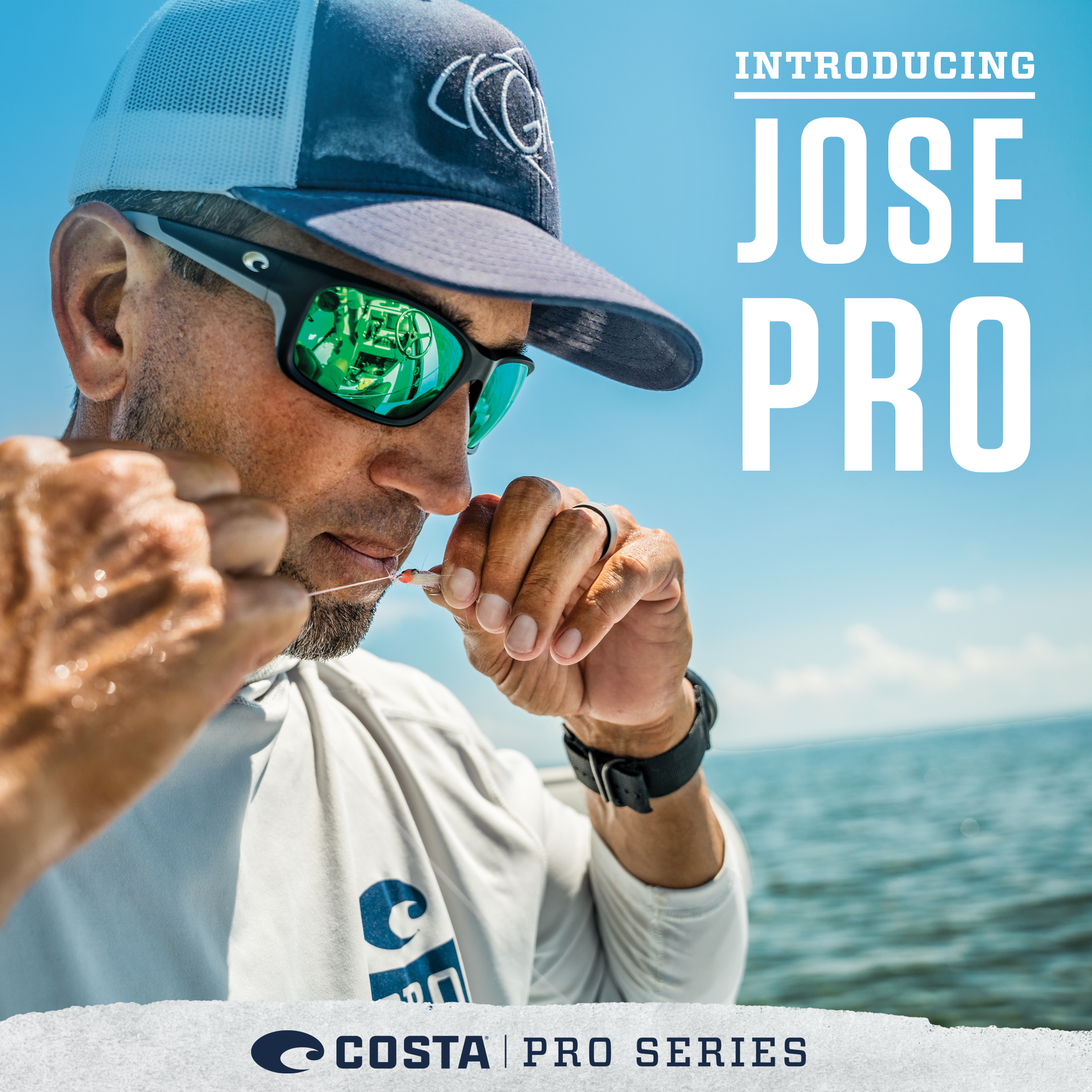 Costa Jose PRO sunglasses on fisherman