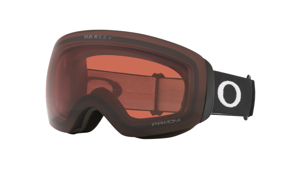 Oakley Flight Deck M in Matte Black with PRIZM Garnet Lens Ski Goggle
