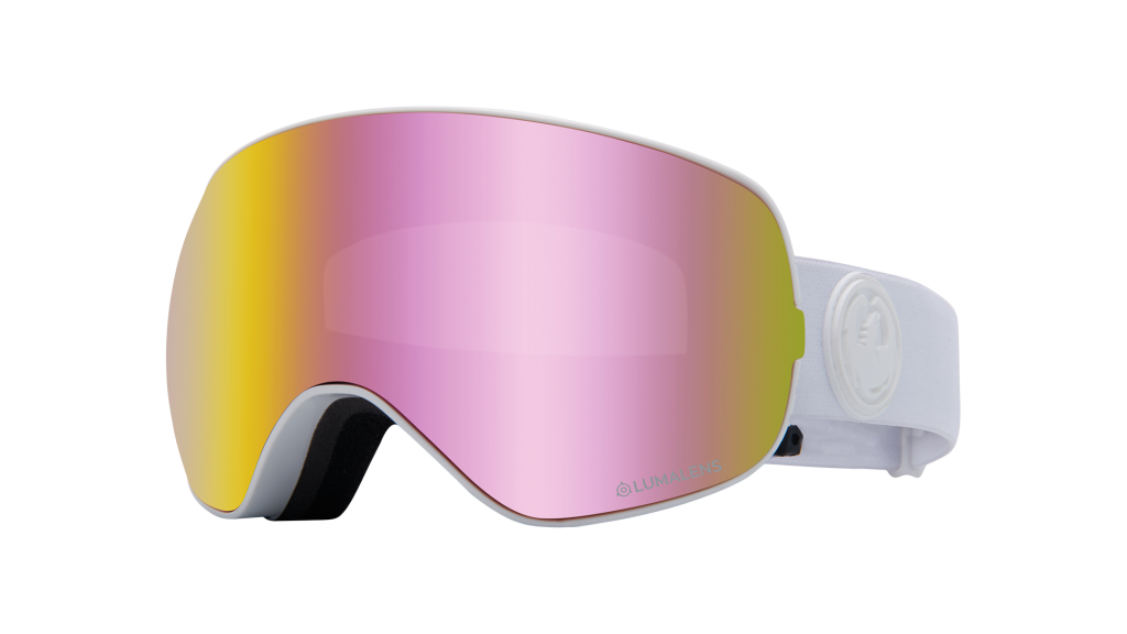 Dragon X2S Snow Goggle w/Lumalens Pink Ion + Lumalens Dark Smoke lenses
