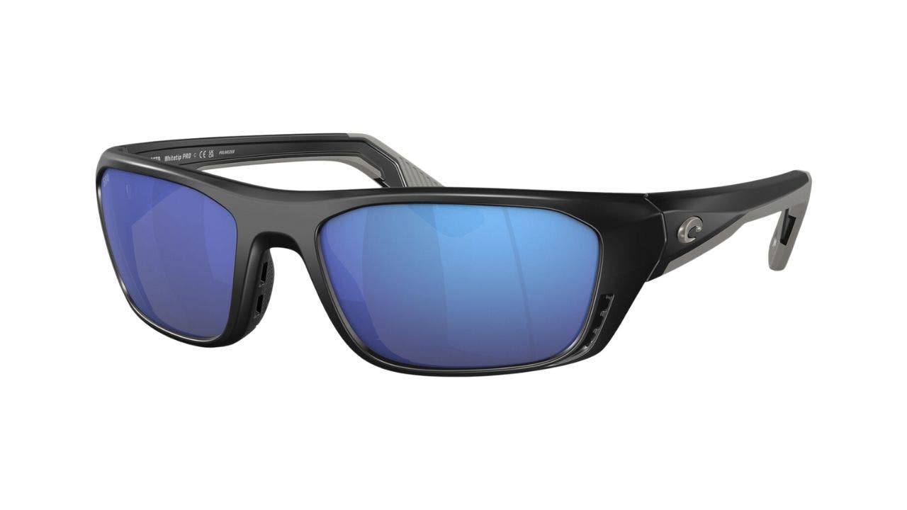 Costa Whitetip PRO in Matte Black with Blue Mirror 580G Lenses