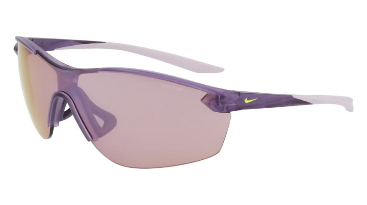 Nike Victory Elite womens sunglasses in Matte Canyon Purple with Violet Mirror Lenses